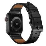 Cinturino classico in vera pelle di vacchetta, For Apple Watch Ultra 49mm / Series 8&7 45mm / SE 2&6&SE&5&4 44mm / 3&2&1 42mm, For Apple Watch Series 8&7 41mm / SE 2&6&SE&5&4 40mm / 3&2&1 38mm