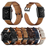Cinturino classico in vera pelle di vacchetta, For Apple Watch Ultra 49mm / Series 8&7 45mm / SE 2&6&SE&5&4 44mm / 3&2&1 42mm, For Apple Watch Series 8&7 41mm / SE 2&6&SE&5&4 40mm / 3&2&1 38mm