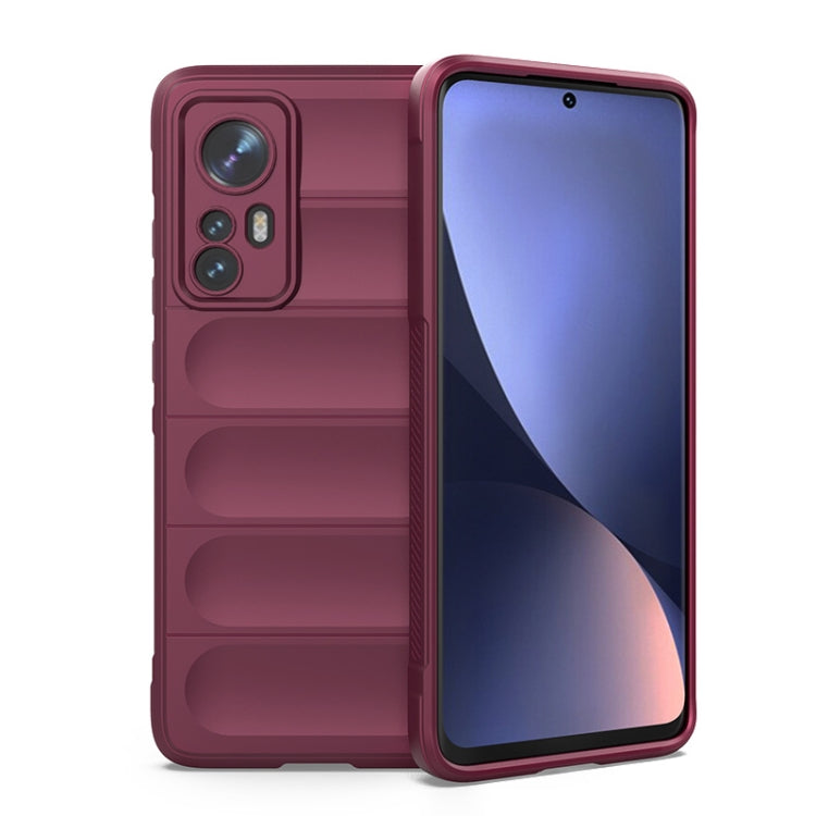 Magic Shield TPU + custodia per telefono in flanella, For Xiaomi 12
