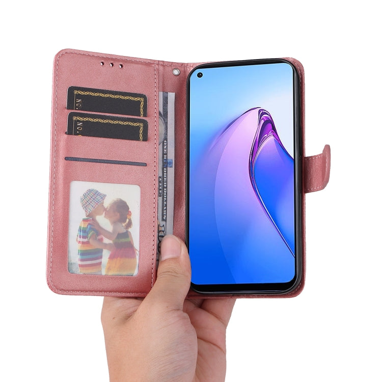 Custodia per telefono in pelle di vitello texture JSM, For OPPO Reno8 5G Global, For OPPO Reno8 Pro 5G Global, For vivo Y02s / Y16 4G, For vivo Y35 4G / Y22 / Y22s