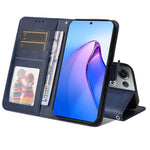Custodia per telefono in pelle di vitello texture JSM, For OPPO Reno8 5G Global, For OPPO Reno8 Pro 5G Global, For vivo Y02s / Y16 4G, For vivo Y35 4G / Y22 / Y22s