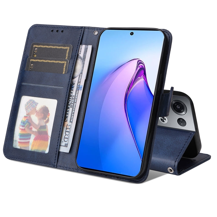 Custodia per telefono in pelle di vitello texture JSM, For OPPO Reno8 5G Global, For OPPO Reno8 Pro 5G Global, For vivo Y02s / Y16 4G, For vivo Y35 4G / Y22 / Y22s