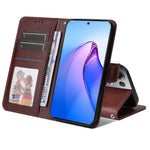 Custodia per telefono in pelle di vitello texture JSM, For OPPO Reno8 5G Global, For OPPO Reno8 Pro 5G Global, For vivo Y02s / Y16 4G, For vivo Y35 4G / Y22 / Y22s