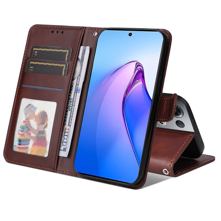 Custodia per telefono in pelle di vitello texture JSM, For OPPO Reno8 5G Global, For OPPO Reno8 Pro 5G Global, For vivo Y02s / Y16 4G, For vivo Y35 4G / Y22 / Y22s