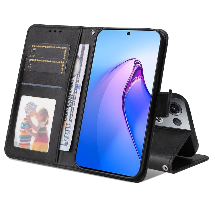 Custodia per telefono in pelle di vitello texture JSM, For OPPO Reno8 5G Global, For OPPO Reno8 Pro 5G Global, For vivo Y02s / Y16 4G, For vivo Y35 4G / Y22 / Y22s