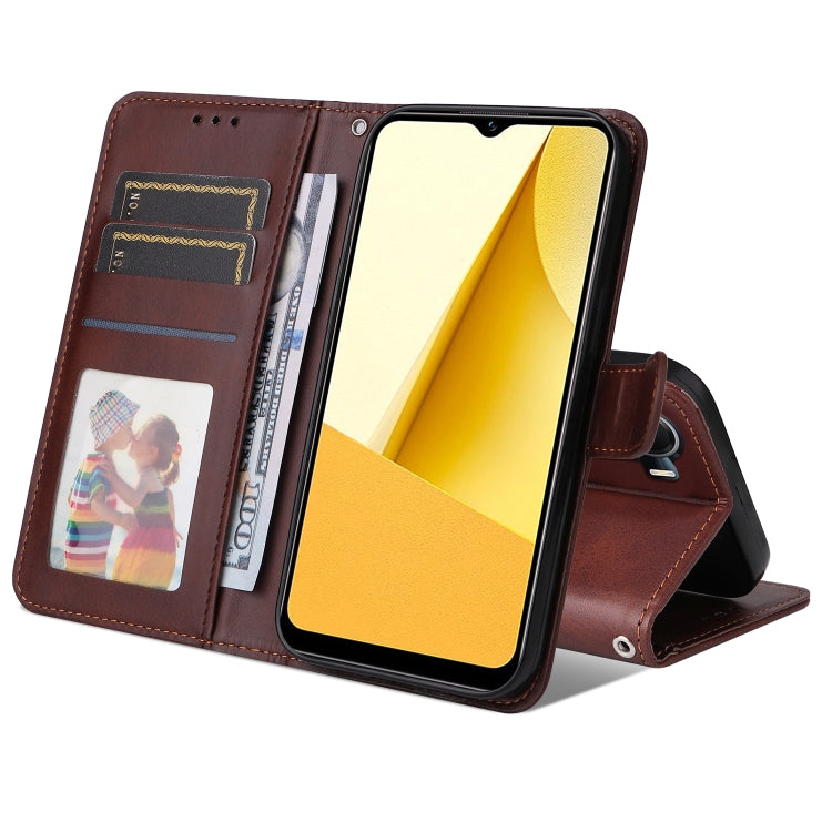 Custodia per telefono in pelle di vitello texture JSM, For OPPO Reno8 5G Global, For OPPO Reno8 Pro 5G Global, For vivo Y02s / Y16 4G, For vivo Y35 4G / Y22 / Y22s