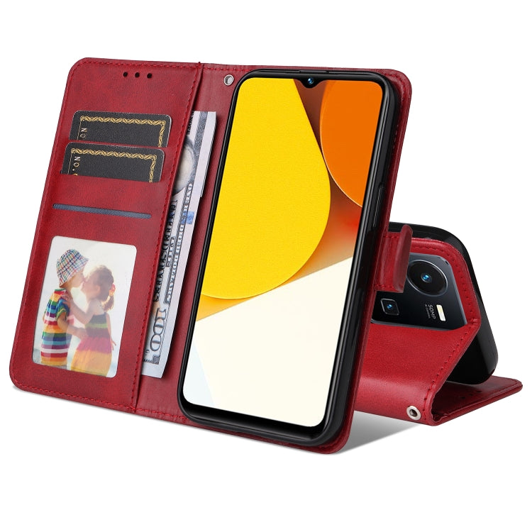 Custodia per telefono in pelle di vitello texture JSM, For OPPO Reno8 5G Global, For OPPO Reno8 Pro 5G Global, For vivo Y02s / Y16 4G, For vivo Y35 4G / Y22 / Y22s
