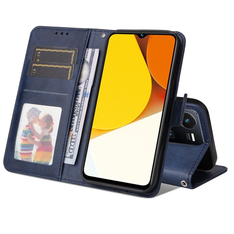 Custodia per telefono in pelle di vitello texture JSM, For OPPO Reno8 5G Global, For OPPO Reno8 Pro 5G Global, For vivo Y02s / Y16 4G, For vivo Y35 4G / Y22 / Y22s