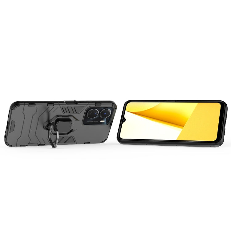 Custodia protettiva antiurto per PC + TPU con supporto per anello magnetico, For vivo Y16, For vivo Y35 4G, For Xiaomi Redmi A1