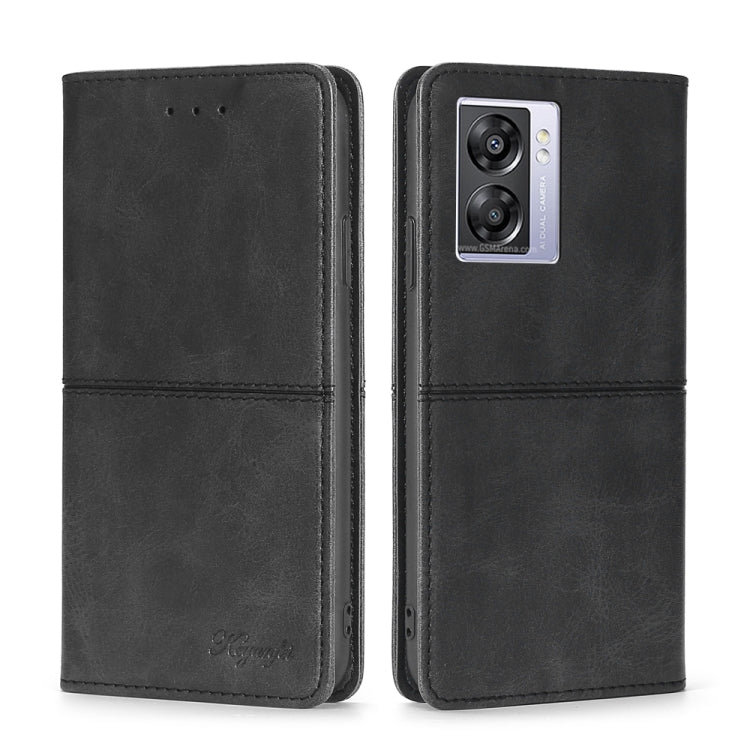 Custodia per telefono in pelle magnetica con trama di mucca, For OPPO A57s 4G / A57e 4G, For OPPO K10 5G Global, For vivo Y52t, For OnePlus Nord N20 SE 4G