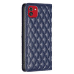 Custodia per telefono a conchiglia in pelle magnetica Diamond Lattice, For Samsung Galaxy A03 166mm, For Samsung Galaxy A03s / A02s, For Samsung Galaxy A04 4G, For Samsung Galaxy A12