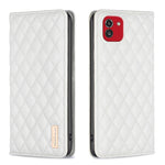 Custodia per telefono a conchiglia in pelle magnetica Diamond Lattice, For Samsung Galaxy A03 166mm, For Samsung Galaxy A03s / A02s, For Samsung Galaxy A04 4G, For Samsung Galaxy A12