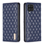 Custodia per telefono a conchiglia in pelle magnetica Diamond Lattice, For Samsung Galaxy A03 166mm, For Samsung Galaxy A03s / A02s, For Samsung Galaxy A04 4G, For Samsung Galaxy A12