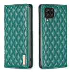 Custodia per telefono a conchiglia in pelle magnetica Diamond Lattice, For Samsung Galaxy A03 166mm, For Samsung Galaxy A03s / A02s, For Samsung Galaxy A04 4G, For Samsung Galaxy A12