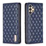 Custodia per telefono a conchiglia in pelle magnetica Diamond Lattice, For Samsung Galaxy A13 5G / 4G, For Samsung Galaxy A14 5G, For Samsung Galaxy A22 4G, For Samsung Galaxy A22 5G