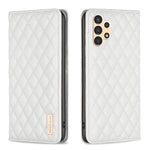 Custodia per telefono a conchiglia in pelle magnetica Diamond Lattice, For Samsung Galaxy A13 5G / 4G, For Samsung Galaxy A14 5G, For Samsung Galaxy A22 4G, For Samsung Galaxy A22 5G