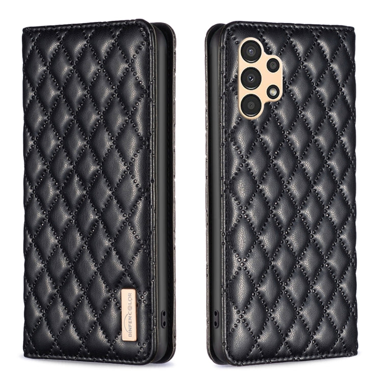 Custodia per telefono a conchiglia in pelle magnetica Diamond Lattice, For Samsung Galaxy A13 5G / 4G, For Samsung Galaxy A14 5G, For Samsung Galaxy A22 4G, For Samsung Galaxy A22 5G