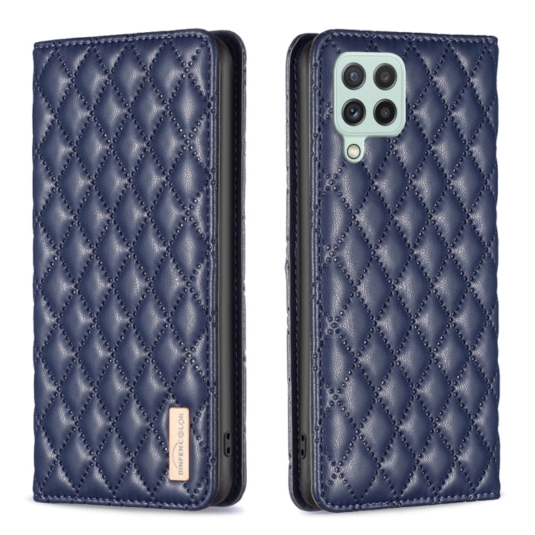 Custodia per telefono a conchiglia in pelle magnetica Diamond Lattice, For Samsung Galaxy A13 5G / 4G, For Samsung Galaxy A14 5G, For Samsung Galaxy A22 4G, For Samsung Galaxy A22 5G