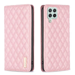 Custodia per telefono a conchiglia in pelle magnetica Diamond Lattice, For Samsung Galaxy A13 5G / 4G, For Samsung Galaxy A14 5G, For Samsung Galaxy A22 4G, For Samsung Galaxy A22 5G