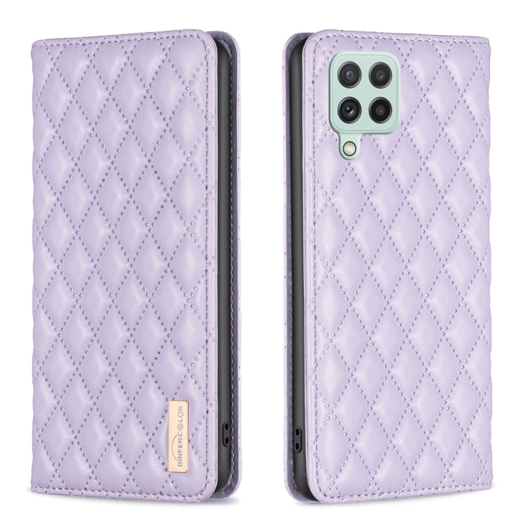 Custodia per telefono a conchiglia in pelle magnetica Diamond Lattice, For Samsung Galaxy A13 5G / 4G, For Samsung Galaxy A14 5G, For Samsung Galaxy A22 4G, For Samsung Galaxy A22 5G