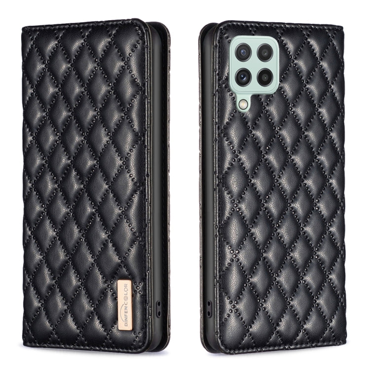 Custodia per telefono a conchiglia in pelle magnetica Diamond Lattice, For Samsung Galaxy A13 5G / 4G, For Samsung Galaxy A14 5G, For Samsung Galaxy A22 4G, For Samsung Galaxy A22 5G