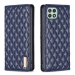 Custodia per telefono a conchiglia in pelle magnetica Diamond Lattice, For Samsung Galaxy A13 5G / 4G, For Samsung Galaxy A14 5G, For Samsung Galaxy A22 4G, For Samsung Galaxy A22 5G