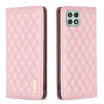 Custodia per telefono a conchiglia in pelle magnetica Diamond Lattice, For Samsung Galaxy A13 5G / 4G, For Samsung Galaxy A14 5G, For Samsung Galaxy A22 4G, For Samsung Galaxy A22 5G