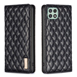 Custodia per telefono a conchiglia in pelle magnetica Diamond Lattice, For Samsung Galaxy A13 5G / 4G, For Samsung Galaxy A14 5G, For Samsung Galaxy A22 4G, For Samsung Galaxy A22 5G