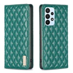 Custodia per telefono a conchiglia in pelle magnetica Diamond Lattice, For Samsung Galaxy A23 / M23 / M13 4G, For Samsung Galaxy A23e, For Samsung Galaxy A31, For Samsung Galaxy A32 4G