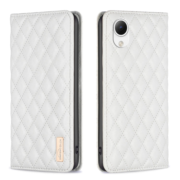 Custodia per telefono a conchiglia in pelle magnetica Diamond Lattice, For Samsung Galaxy A23 / M23 / M13 4G, For Samsung Galaxy A23e, For Samsung Galaxy A31, For Samsung Galaxy A32 4G