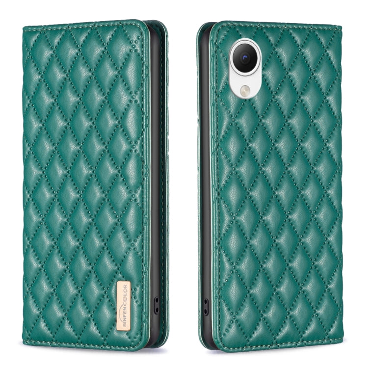 Custodia per telefono a conchiglia in pelle magnetica Diamond Lattice, For Samsung Galaxy A23 / M23 / M13 4G, For Samsung Galaxy A23e, For Samsung Galaxy A31, For Samsung Galaxy A32 4G