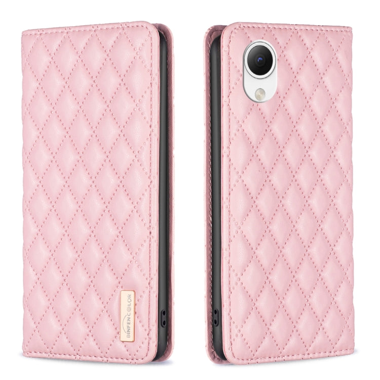 Custodia per telefono a conchiglia in pelle magnetica Diamond Lattice, For Samsung Galaxy A23 / M23 / M13 4G, For Samsung Galaxy A23e, For Samsung Galaxy A31, For Samsung Galaxy A32 4G