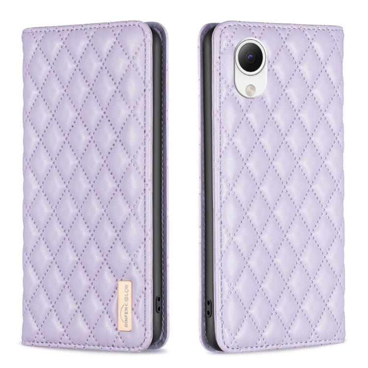 Custodia per telefono a conchiglia in pelle magnetica Diamond Lattice, For Samsung Galaxy A23 / M23 / M13 4G, For Samsung Galaxy A23e, For Samsung Galaxy A31, For Samsung Galaxy A32 4G