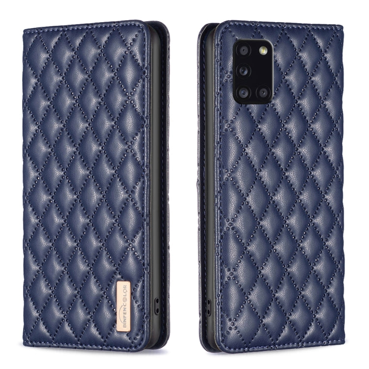Custodia per telefono a conchiglia in pelle magnetica Diamond Lattice, For Samsung Galaxy A23 / M23 / M13 4G, For Samsung Galaxy A23e, For Samsung Galaxy A31, For Samsung Galaxy A32 4G