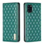 Custodia per telefono a conchiglia in pelle magnetica Diamond Lattice, For Samsung Galaxy A23 / M23 / M13 4G, For Samsung Galaxy A23e, For Samsung Galaxy A31, For Samsung Galaxy A32 4G