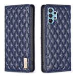 Custodia per telefono a conchiglia in pelle magnetica Diamond Lattice, For Samsung Galaxy A23 / M23 / M13 4G, For Samsung Galaxy A23e, For Samsung Galaxy A31, For Samsung Galaxy A32 4G