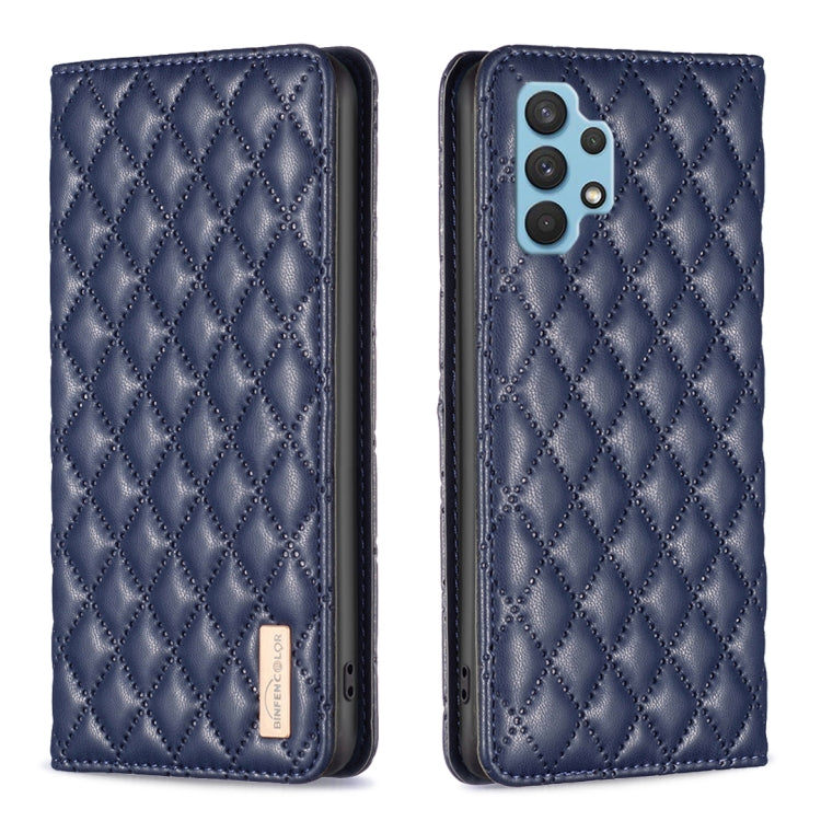 Custodia per telefono a conchiglia in pelle magnetica Diamond Lattice, For Samsung Galaxy A23 / M23 / M13 4G, For Samsung Galaxy A23e, For Samsung Galaxy A31, For Samsung Galaxy A32 4G