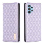 Custodia per telefono a conchiglia in pelle magnetica Diamond Lattice, For Samsung Galaxy A23 / M23 / M13 4G, For Samsung Galaxy A23e, For Samsung Galaxy A31, For Samsung Galaxy A32 4G