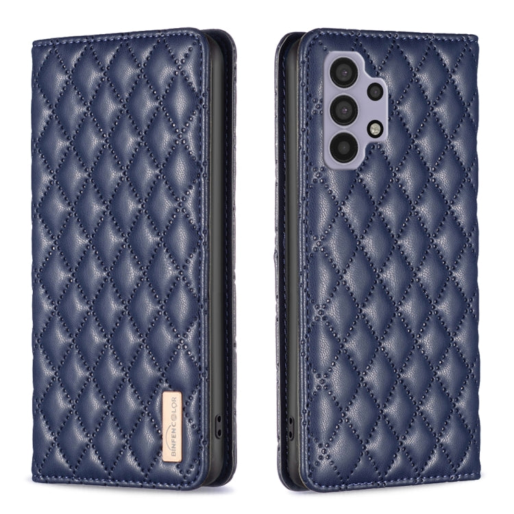 Custodia per telefono a conchiglia in pelle magnetica Diamond Lattice, For Samsung Galaxy A32 5G, For Samsung Galaxy A33, For Samsung Galaxy A41, For Samsung Galaxy A42 5G
