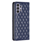 Custodia per telefono a conchiglia in pelle magnetica Diamond Lattice, For Samsung Galaxy A32 5G, For Samsung Galaxy A33, For Samsung Galaxy A41, For Samsung Galaxy A42 5G