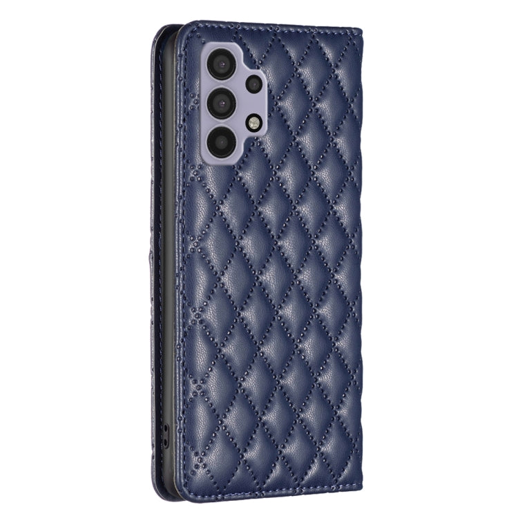 Custodia per telefono a conchiglia in pelle magnetica Diamond Lattice, For Samsung Galaxy A32 5G, For Samsung Galaxy A33, For Samsung Galaxy A41, For Samsung Galaxy A42 5G