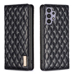 Custodia per telefono a conchiglia in pelle magnetica Diamond Lattice, For Samsung Galaxy A32 5G, For Samsung Galaxy A33, For Samsung Galaxy A41, For Samsung Galaxy A42 5G