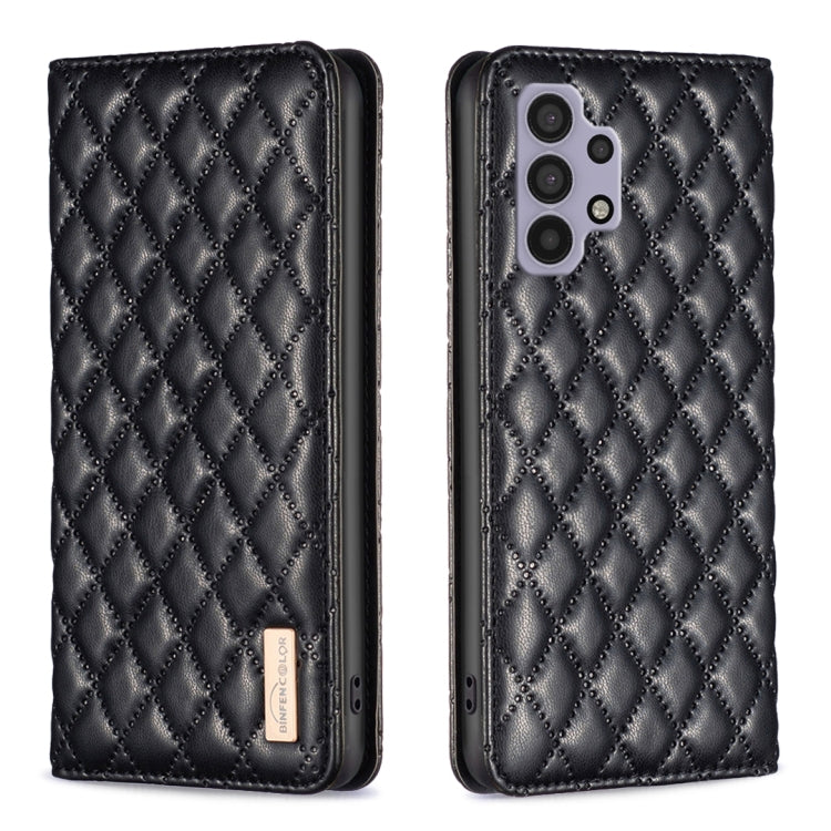 Custodia per telefono a conchiglia in pelle magnetica Diamond Lattice, For Samsung Galaxy A32 5G, For Samsung Galaxy A33, For Samsung Galaxy A41, For Samsung Galaxy A42 5G