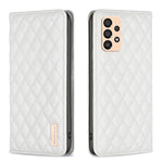 Custodia per telefono a conchiglia in pelle magnetica Diamond Lattice, For Samsung Galaxy A32 5G, For Samsung Galaxy A33, For Samsung Galaxy A41, For Samsung Galaxy A42 5G
