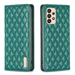 Custodia per telefono a conchiglia in pelle magnetica Diamond Lattice, For Samsung Galaxy A32 5G, For Samsung Galaxy A33, For Samsung Galaxy A41, For Samsung Galaxy A42 5G