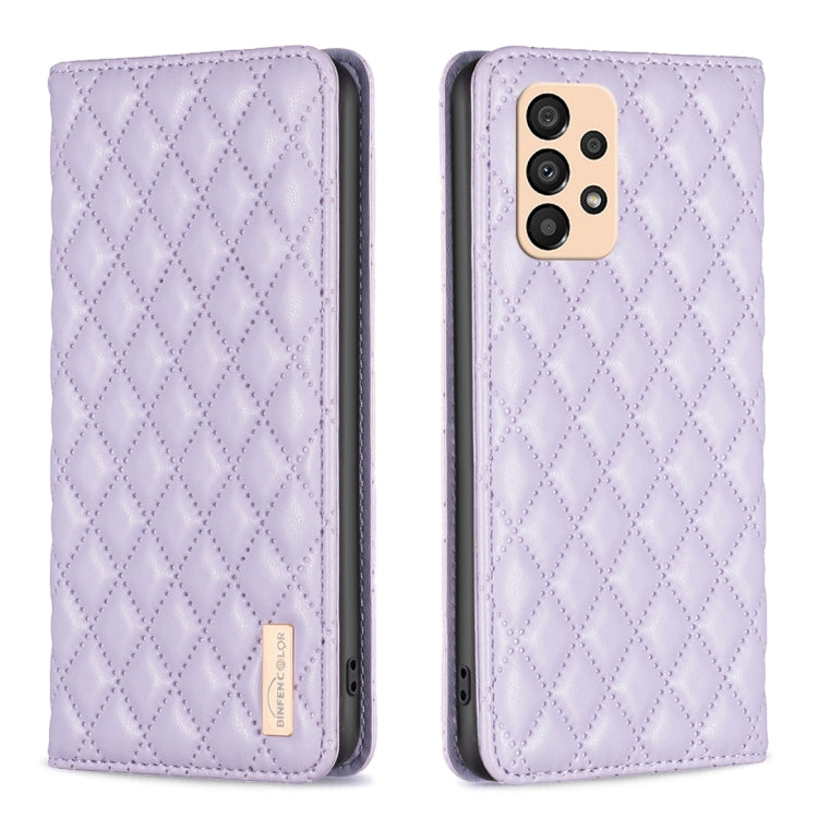 Custodia per telefono a conchiglia in pelle magnetica Diamond Lattice, For Samsung Galaxy A32 5G, For Samsung Galaxy A33, For Samsung Galaxy A41, For Samsung Galaxy A42 5G