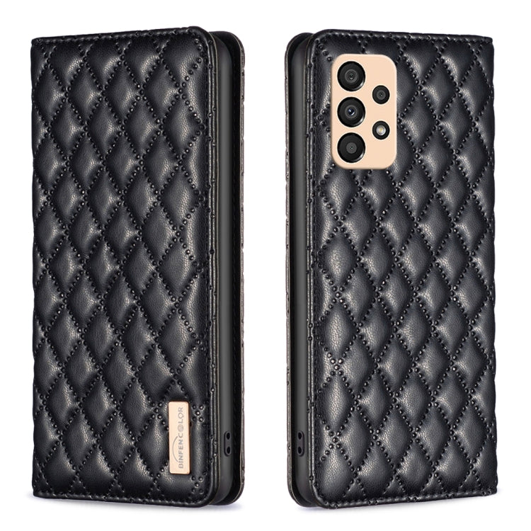 Custodia per telefono a conchiglia in pelle magnetica Diamond Lattice, For Samsung Galaxy A32 5G, For Samsung Galaxy A33, For Samsung Galaxy A41, For Samsung Galaxy A42 5G