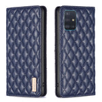 Custodia per telefono a conchiglia in pelle magnetica Diamond Lattice, For Samsung Galaxy A51 4G, For Samsung Galaxy A52 / A52s 5G, For Samsung Galaxy A53, For Samsung Galaxy A71 4G