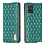 Custodia per telefono a conchiglia in pelle magnetica Diamond Lattice, For Samsung Galaxy A51 4G, For Samsung Galaxy A52 / A52s 5G, For Samsung Galaxy A53, For Samsung Galaxy A71 4G