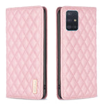 Custodia per telefono a conchiglia in pelle magnetica Diamond Lattice, For Samsung Galaxy A51 4G, For Samsung Galaxy A52 / A52s 5G, For Samsung Galaxy A53, For Samsung Galaxy A71 4G